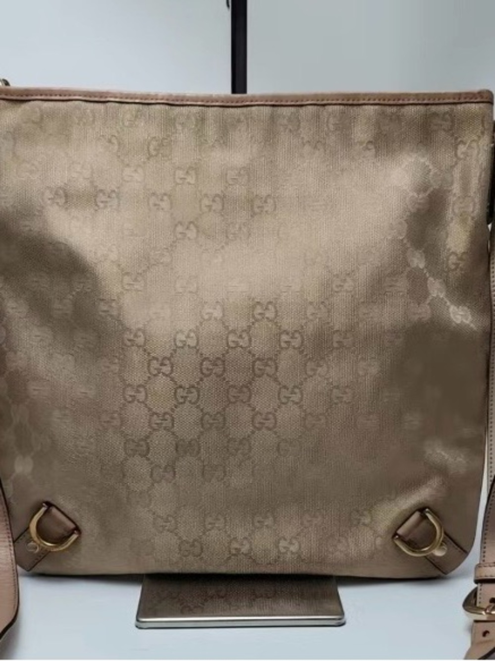 Gucci Light blush Monogram Canvas Tote - Picture 2 of 6